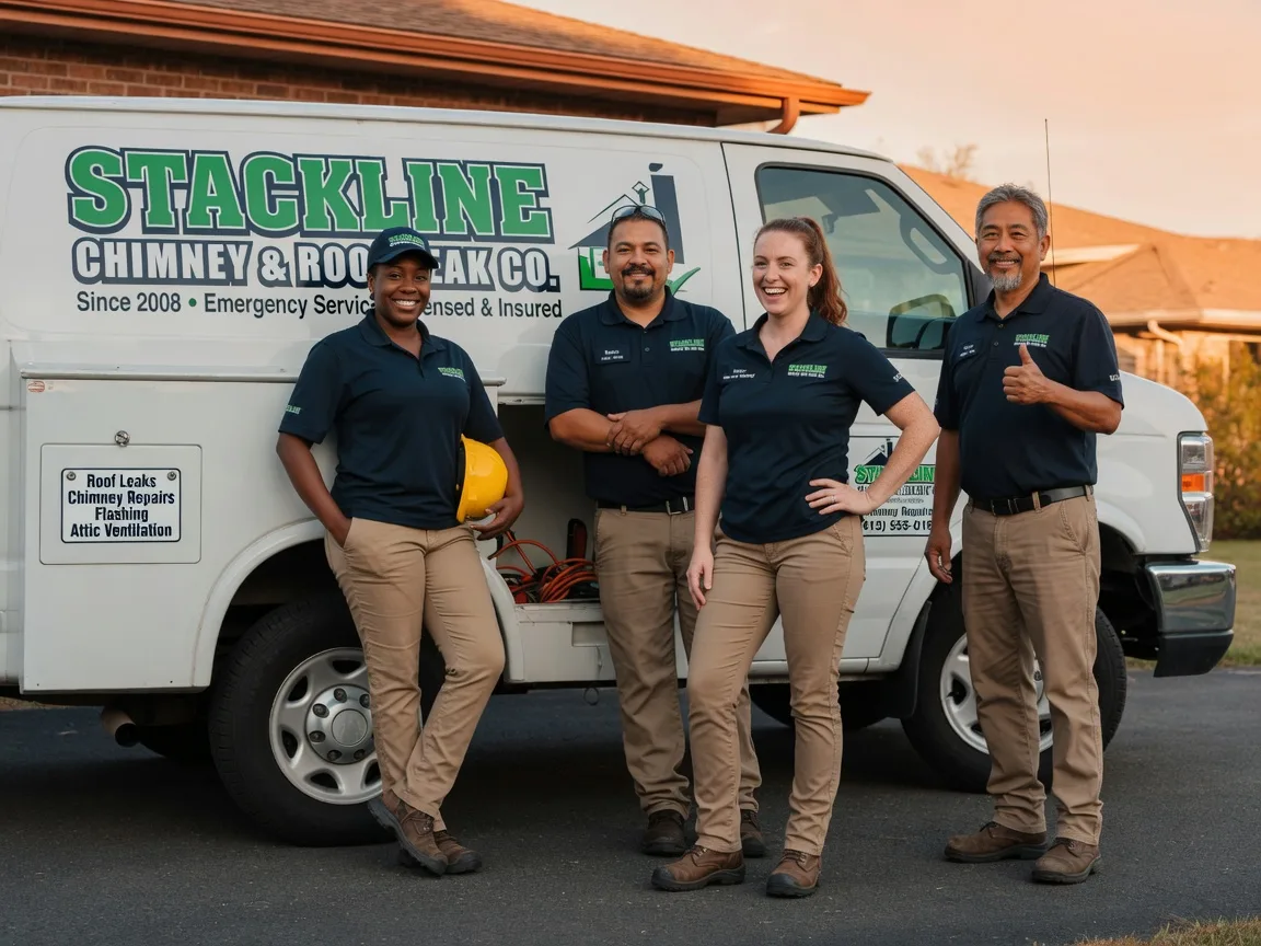 Chimney flashing repair company in Albany, OH